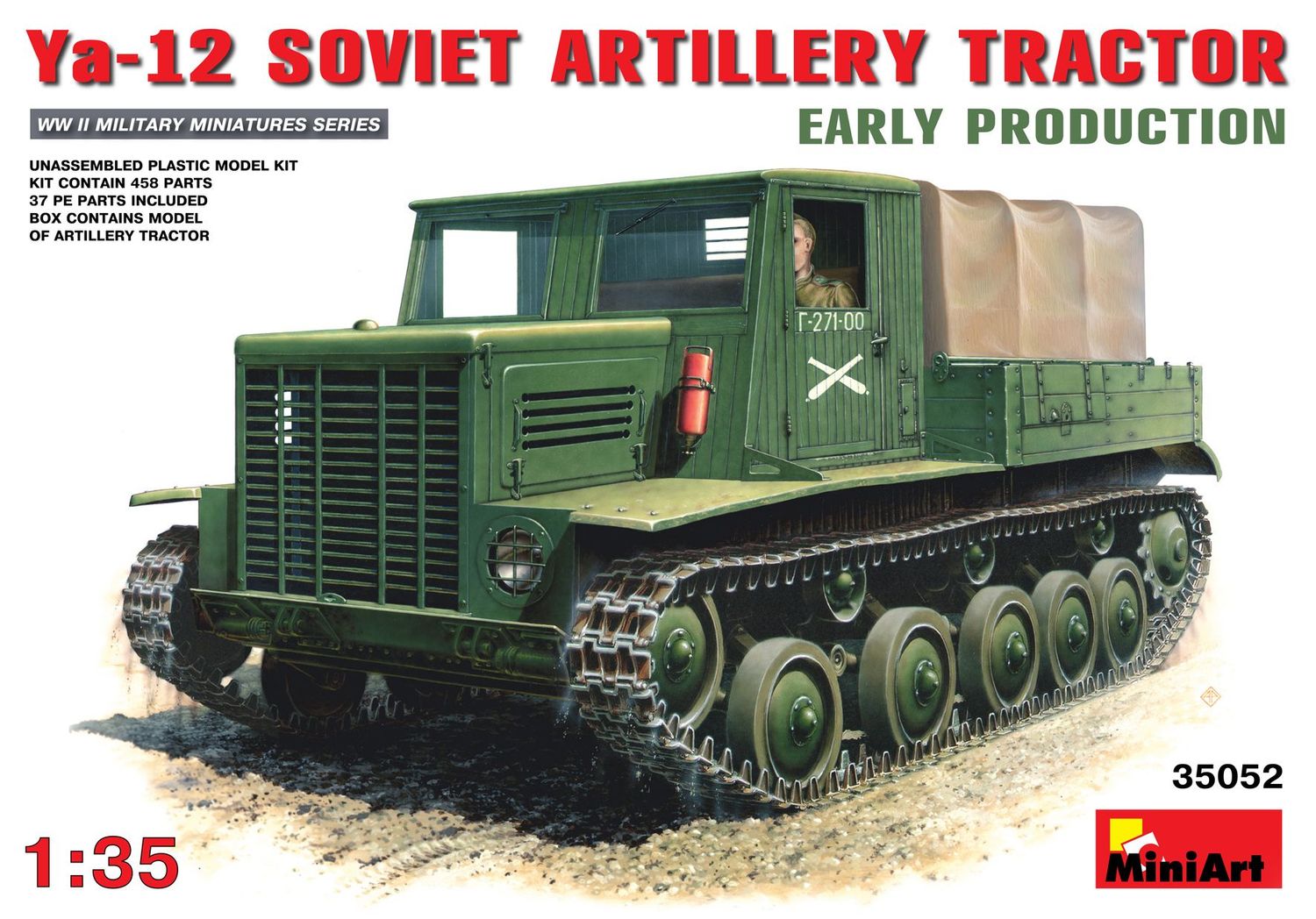 MA35052 MINIART _V 1/35 Soviet Artillery Tractor Ya-12 Early Production