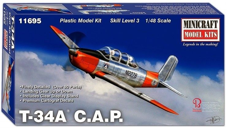 MIC11695 Minicraft _V 1/48 Beechcraft T-34A C.A.P. Mentor MIC11695 Minicraft _V 1/48 Beechcraft T-34A C.A.P. Mentor