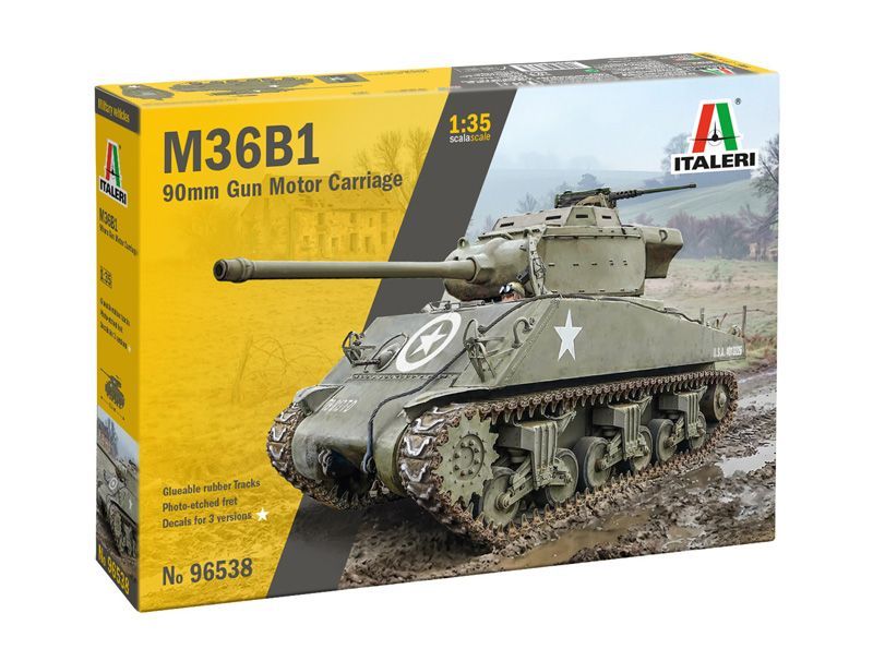 Italeri IT96538 1/35 US M36B1 90 mm GMC Jackson Italeri IT96538 1/35 US M36B1 90 mm GMC Jackson