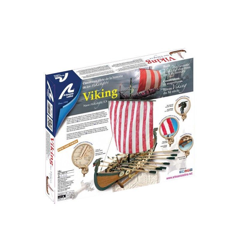 ARTESANIA ART19001N_V 1/75 Drakkar Viking, Baukasten / Modell