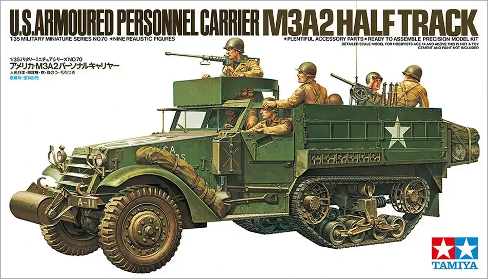 Tamiya TM35070 1/35  U.S. M3A2 Personnel Carrier