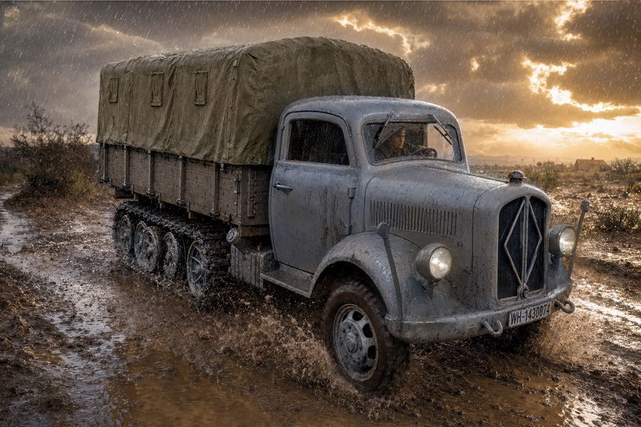 Roden RD742 1/72 Borgward B3000 'Maultier' Roden RD742 1/72 Borgward B3000 'Maultier'