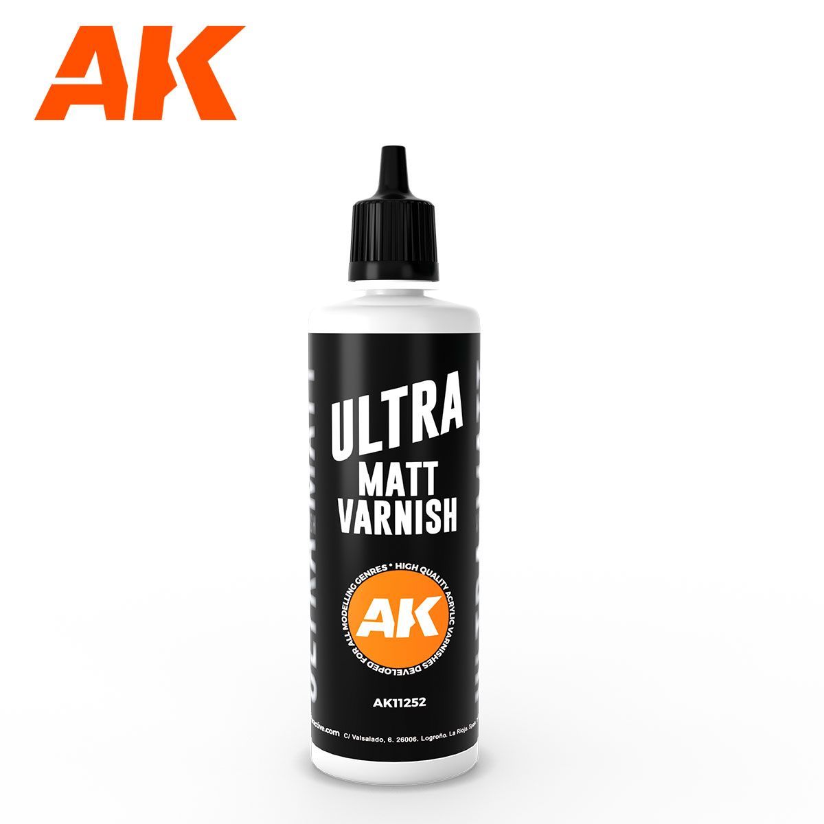 AK Interactive AK11252 Ultra Matt Varnish , 100ml AK Interactive AK11252 Ultra Matt Varnish , 100ml