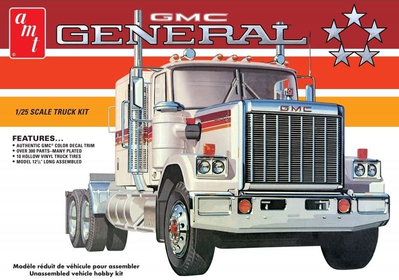 AMT AMT1272_V 1/25 1976 GMC General Semi Tractor AMT AMT1272_V 1/25 1976 GMC General Semi Tractor