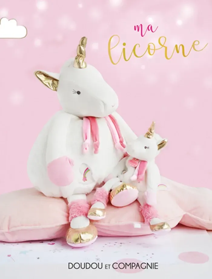 DouDou Schlenker- Einhorn 22cm Ma Jolie Licorne