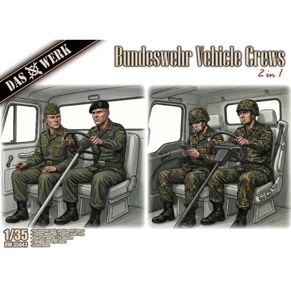 Das Werk DAW35043 1/35 Bundeswehr Vehicle Crews 2 in 1 ( 4 Figures ) Das Werk DAW35043 1/35 Bundeswehr Vehicle Crews 2 in 1 ( 4 Figures )
