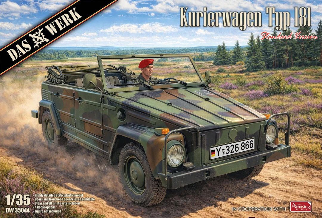 Das Werk DAW35044 1/35 Kurierwagen Typ 181 ( Standard Version )