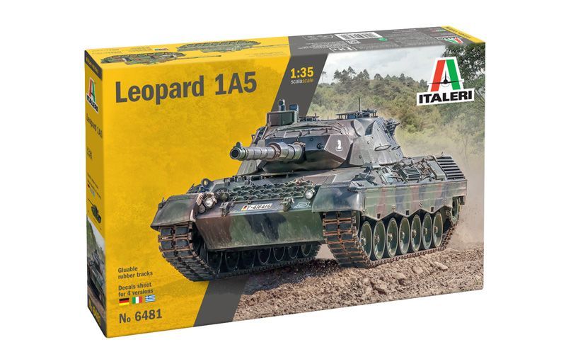 Italeri IT6481 1/35 German MBT - LEOPARD 1 A5 Italeri IT6481 1/35 German MBT - LEOPARD 1 A5