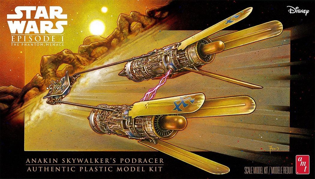 AMT AMT1276 1/32 Star Wars The Phantom Menace Anakin's Podracer AMT AMT1276 1/32 Star Wars The Phantom Menace Anakin's Podracer