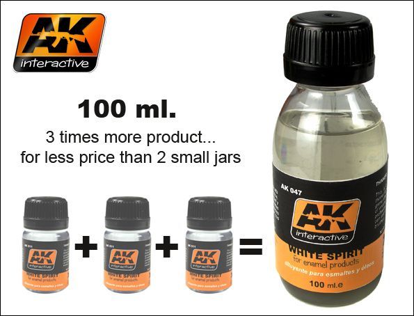 AK INTERACTIVE AK047 - White Spirit , 100ml