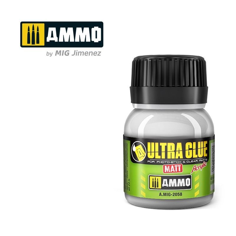 AMMO AMIG2058 Ultra Glue For Photo - Etch and Clear Parts Matt Acrylic , 40ml