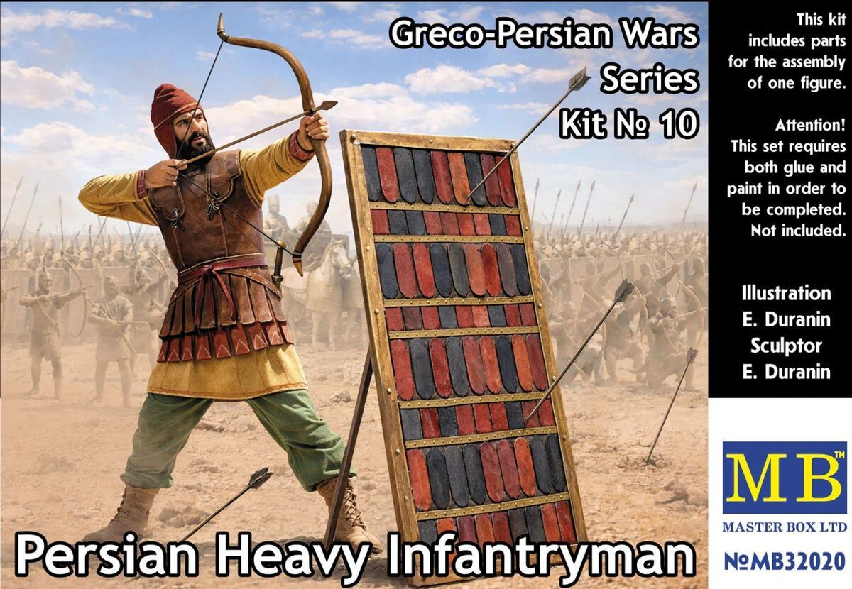 MASTER BOX MB32020 1/32 Greco - Persian Wars Series Kit No.10 - Persian Heavy Infantryman MASTER BOX MB32020 1/32 Greco - Persian Wars Series Kit No.10 - Persian Heavy Infantryman