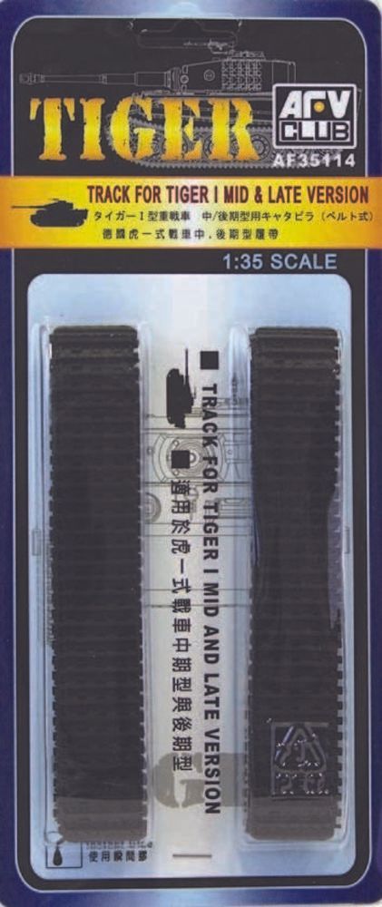 AFV CLUB AFV35114_V 1/35 Tiger I - Tiger I Mid + Late Track Set