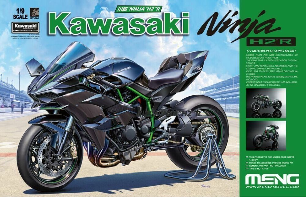 MENG MT001_V 1/9 Kawasaki Ninja H2R MENG MT001_V 1/9 Kawasaki Ninja H2R
