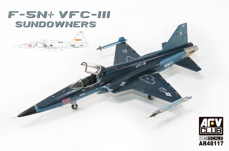 AFV CLUB AFV48117_V 1/48 F-5E Tiger II