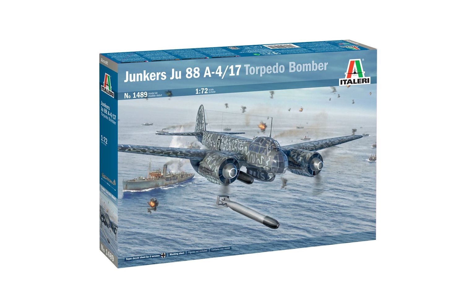 Italeri IT1489 _V 1/72 Junkers Ju 88 A-17 Torpedo Bomber Italeri IT1489 _V 1/72 Junkers Ju 88 A-17 Torpedo Bomber