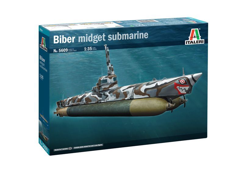 Italeri IT5609_V 1/35 German Biber Midget Submarine Italeri IT5609_V 1/35 German Biber Midget Submarine