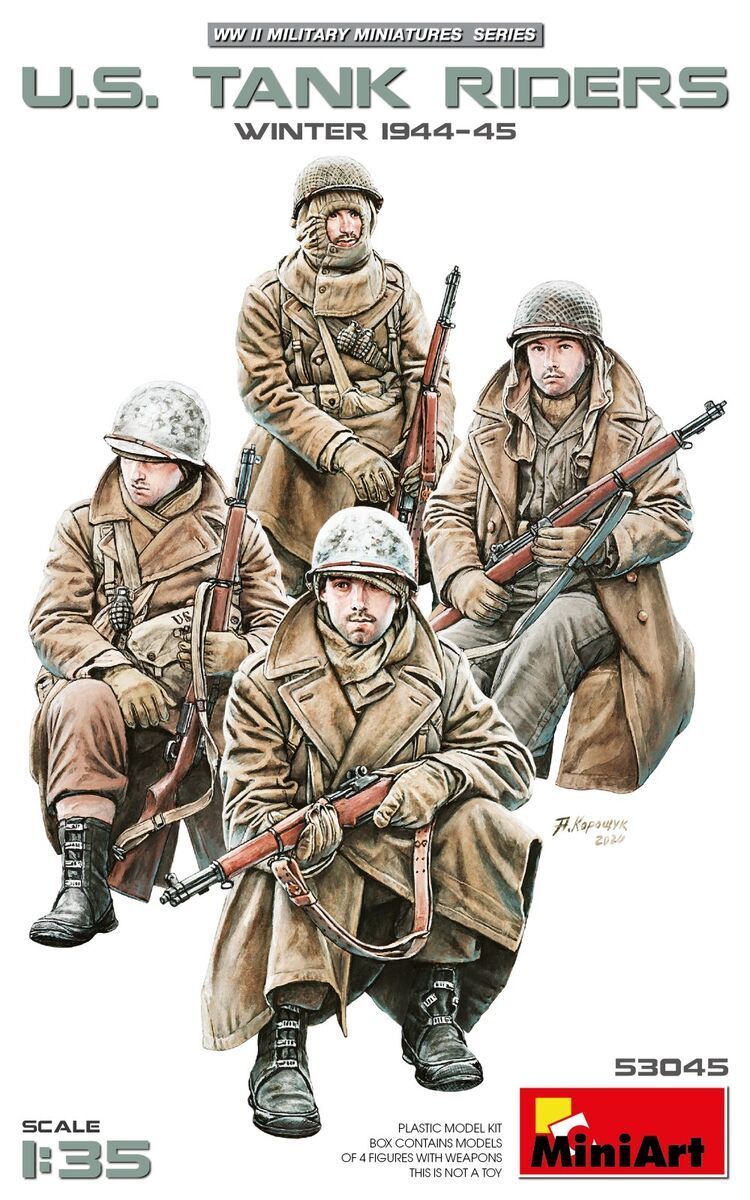 Miniart MA53045 1/35 WW.II US Tank Riders ( Winter 1944/45 ) Miniart MA53045 1/35 WW.II US Tank Riders ( Winter 1944/45 )