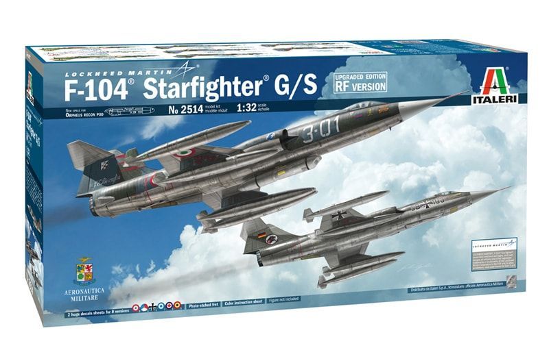 Italeri IT2514_V 1/32 F-104 G/S Starfighter Italeri IT2514_V 1/32 F-104 G/S Starfighter