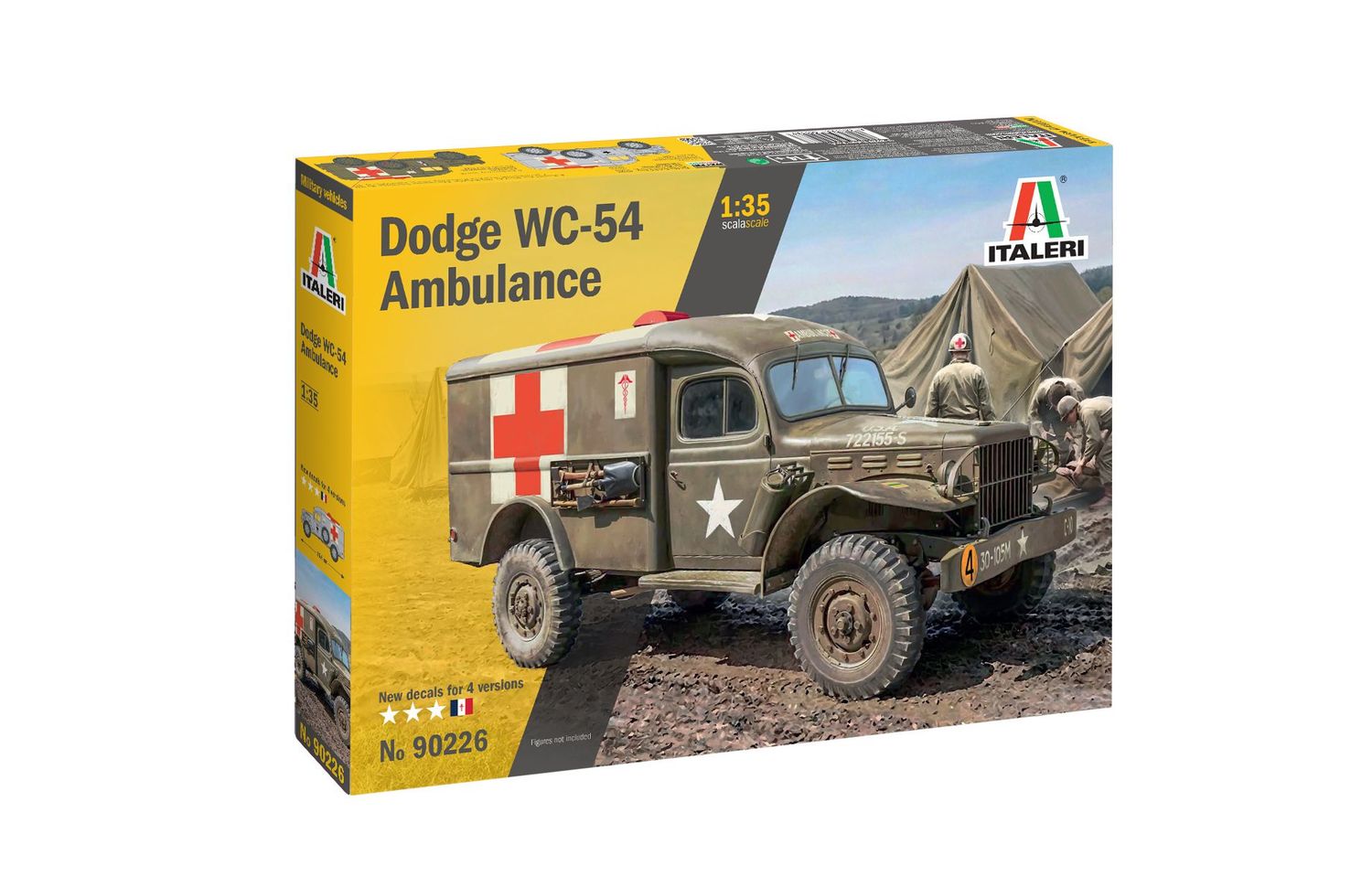 Italeri IT90226_V 1/35 Dodge WC- 54 Ambulance Italeri IT90226_V 1/35 Dodge WC- 54 Ambulance