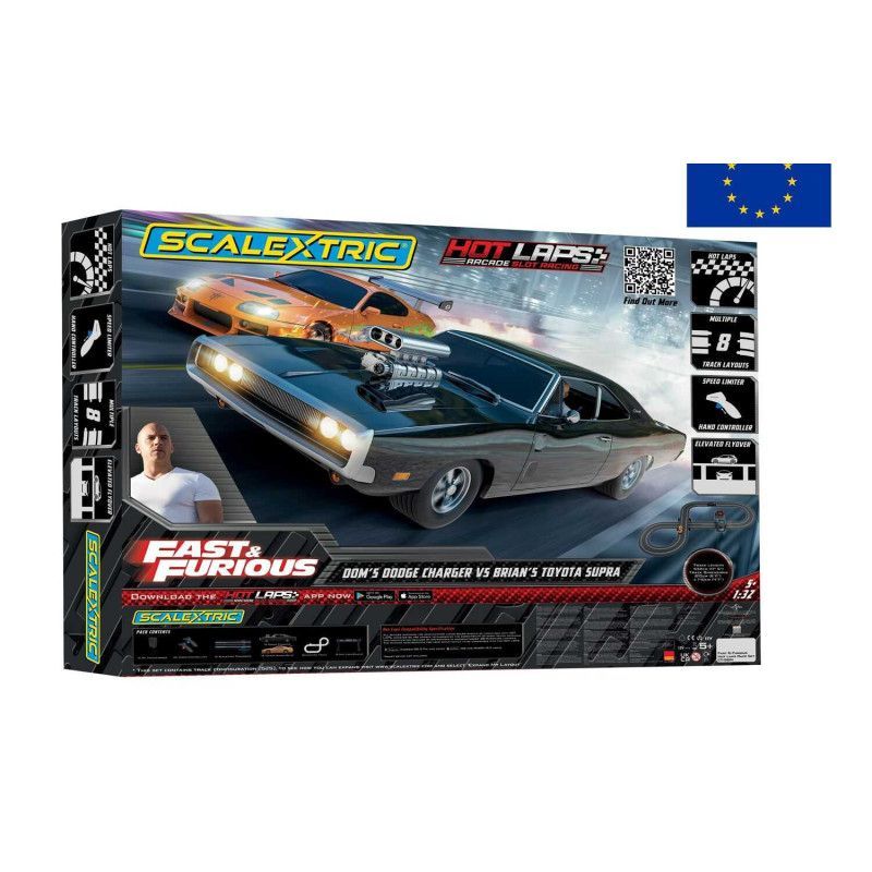 Scalextric C1458p_V 1/32 'Fast and Furious' - Hot Laps Race Set Scalextric C1458p_V 1/32 'Fast and Furious' - Hot Laps Race Set