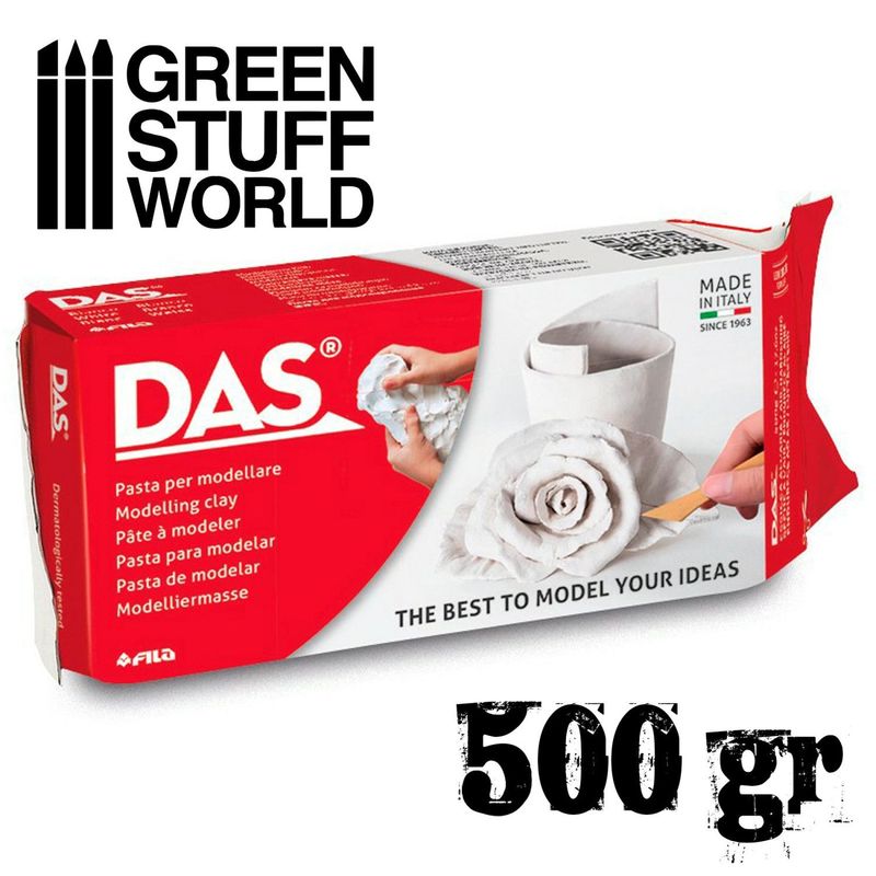 Green Stuff World GSW1206 DAS Modelling Clay - white Green Stuff World GSW1206 DAS Modelling Clay - white