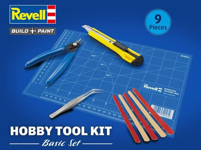REVELL REV39639 Hobby Tool Kit Basic Set ( 9 pcs. ) REVELL REV39639 Hobby Tool Kit Basic Set ( 9 pcs. )
