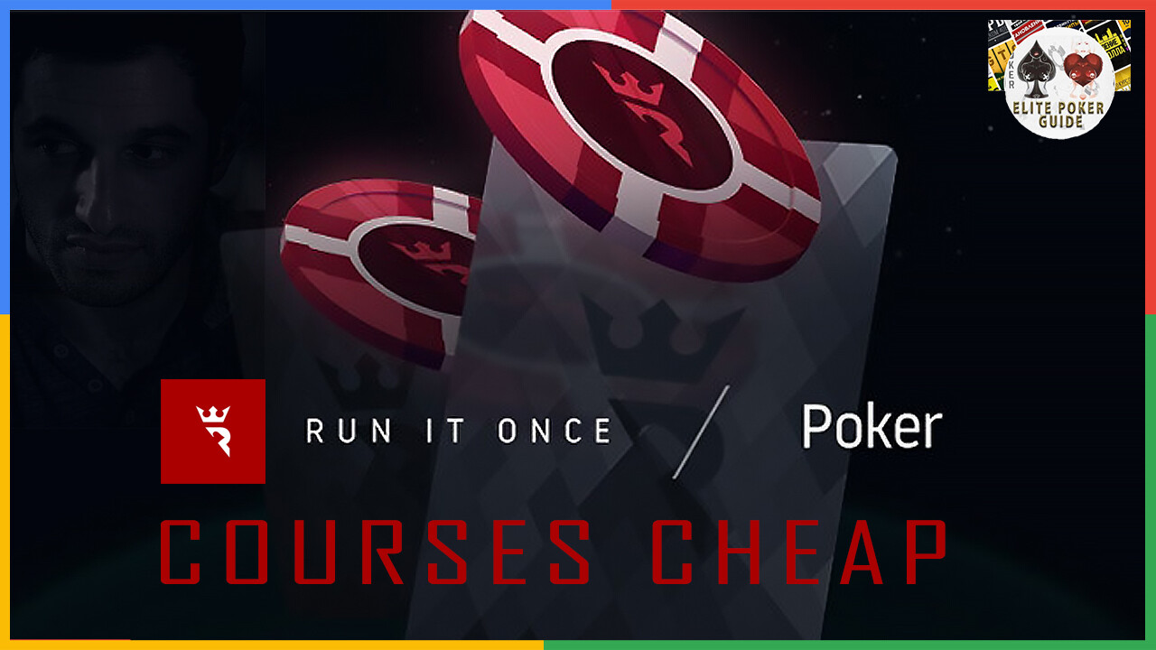 RUN IT ONCE POKER COURSES CHEAP