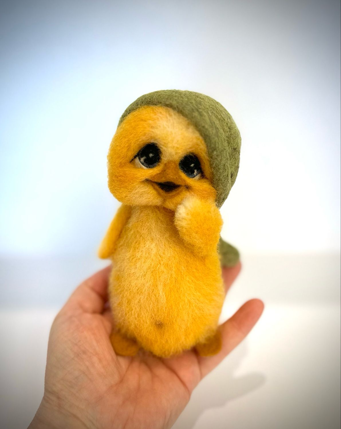 En liten nyklekket kylling🐣