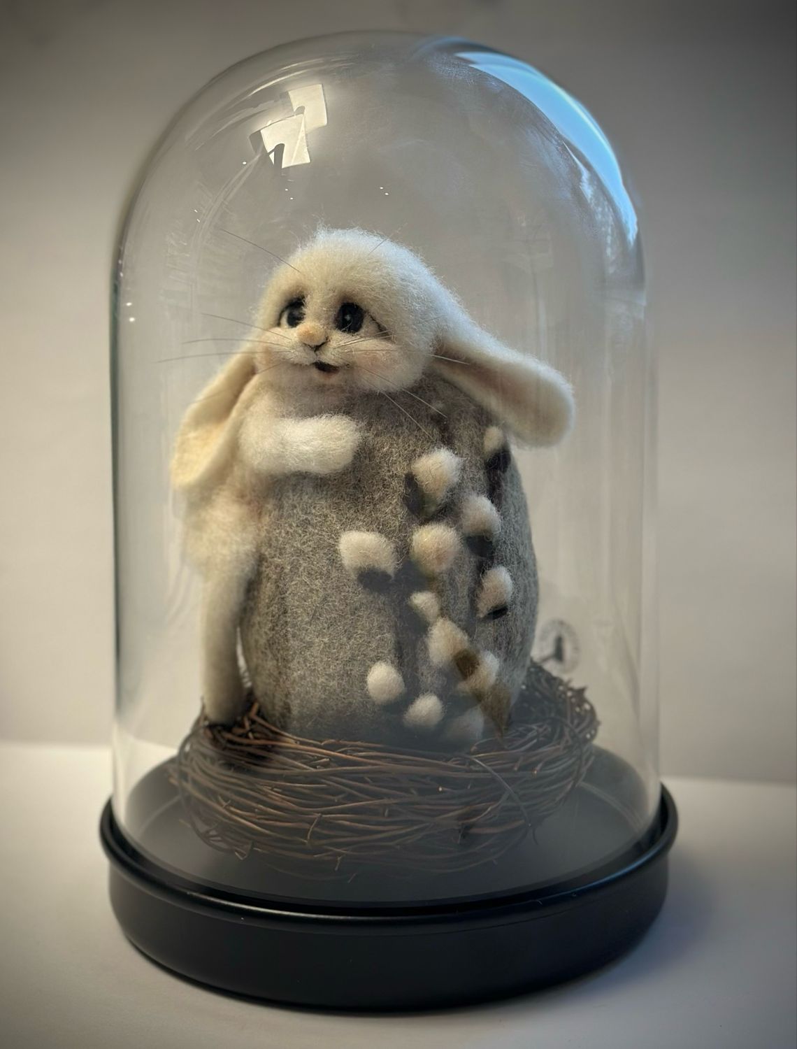 Frøken harepus 22x13cm. BUDRUNDE FREM TIL 21.00 i kveld,inne på fb siden Ulltrollet 