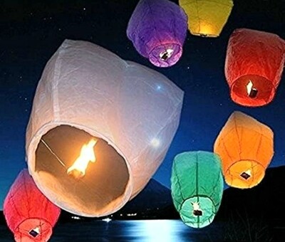 5 High Quality Make a Wish Chinese Lanterns