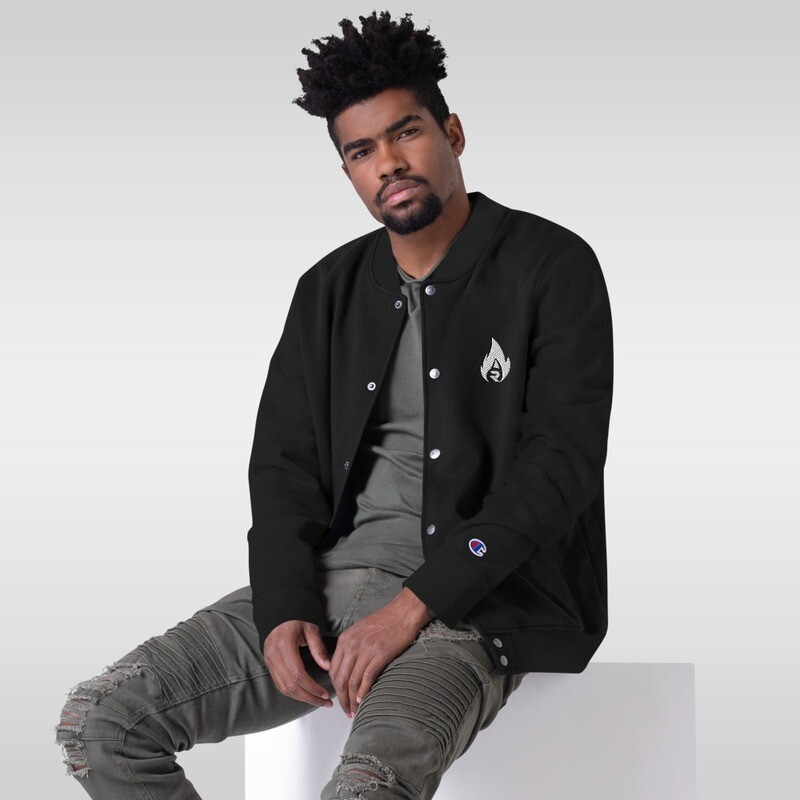 REAL LGB Embroidered Champion Bomber Jacket