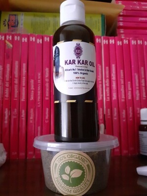 Chebe Powder and karkar oil for faster hair growth 100ml