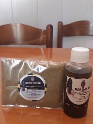 Chebe Powder and karkar oil 100ml+100g Powder