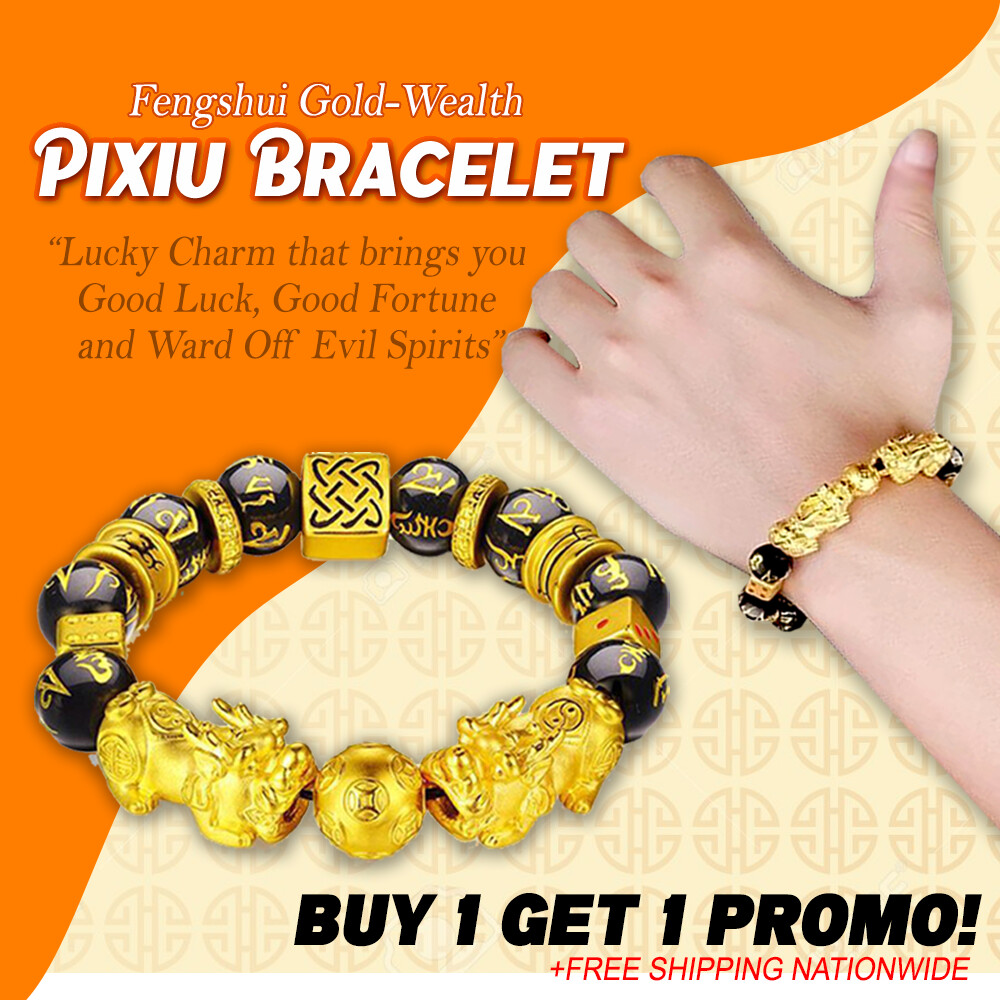 Buy 1 Get 1 Promo - Fengshui Gold-Wealth Pi-Xiu Bracelet