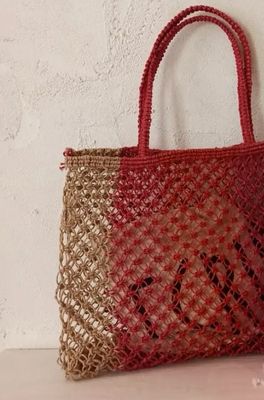 Borsa Mare Traforata color Corallo
