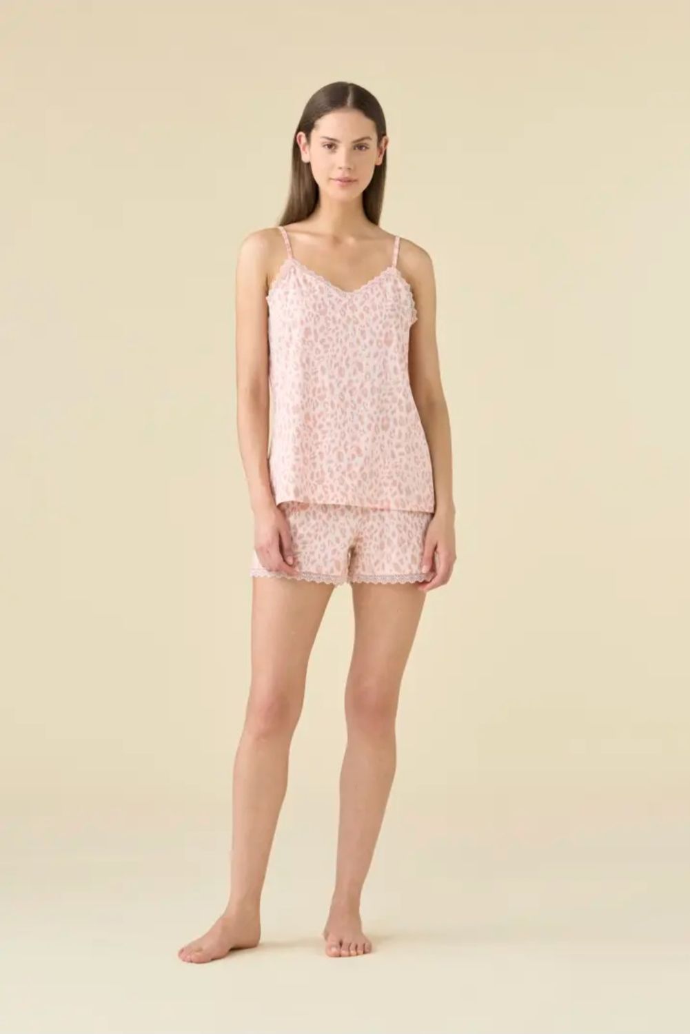 Pigiama Leopardato Rosa