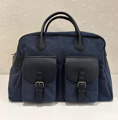 Borsone Canvas con tasche