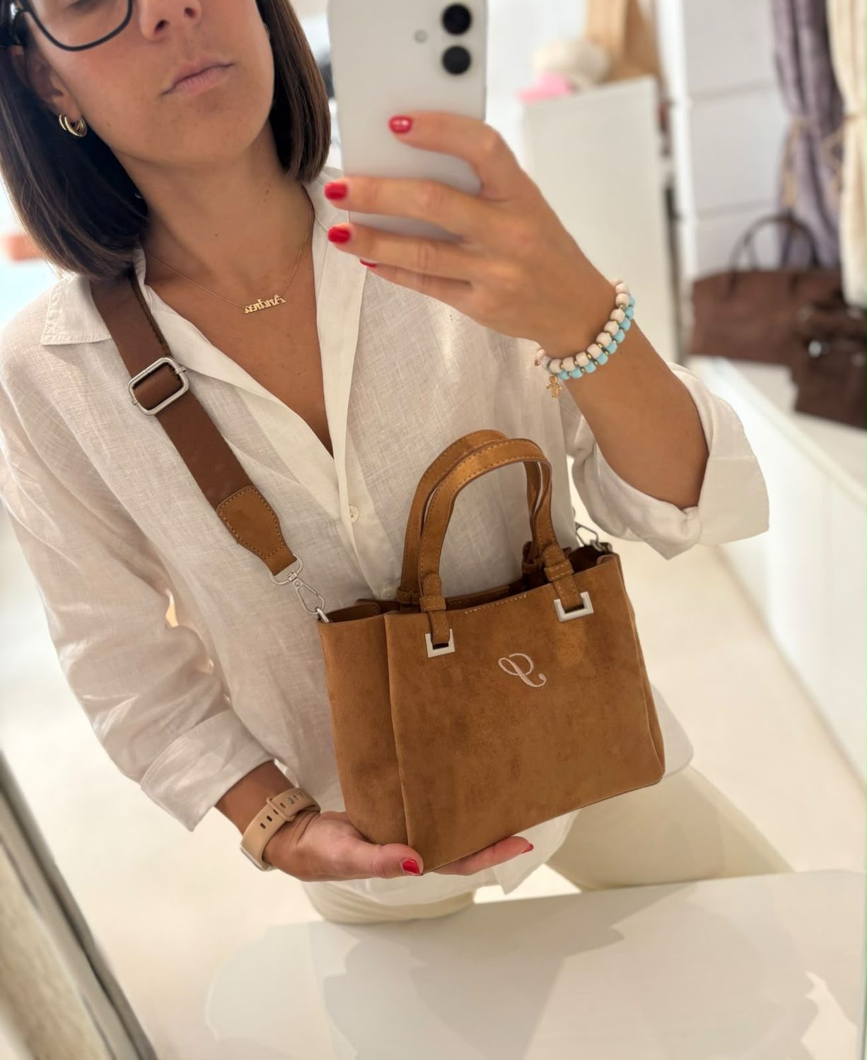 Mini Bag camoscio