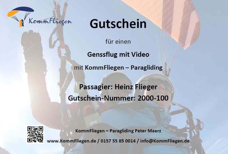 Deinen Flug als Gutschein versenden