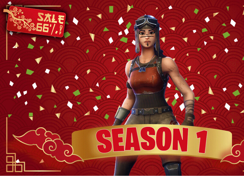 Season 1 Account With 100 Hidden Og Items ❤️
