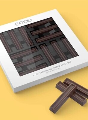 Coco Chocolatier - Salted Caramel Milk Chocolate Batons