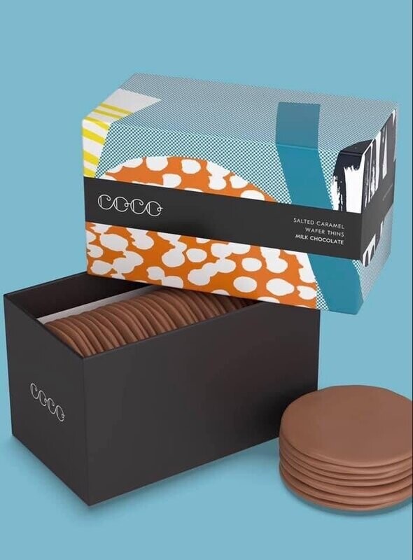 Coco Chocolatier - Salted Caramel Milk Chocolate Wafers