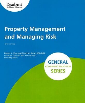 Property Management and Managing Risk #3629, Mar 27, 1p-5p, via Zoom (Link will be emailed 3/26)
