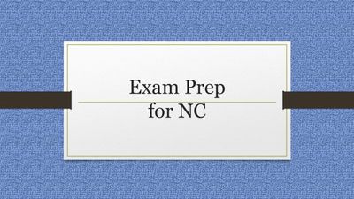 Exam Prep