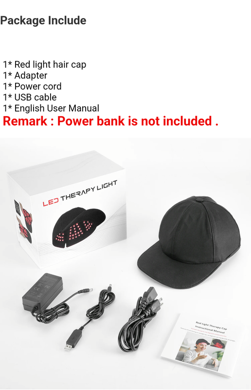 LED LIGHT THERAPY HAIR CAP