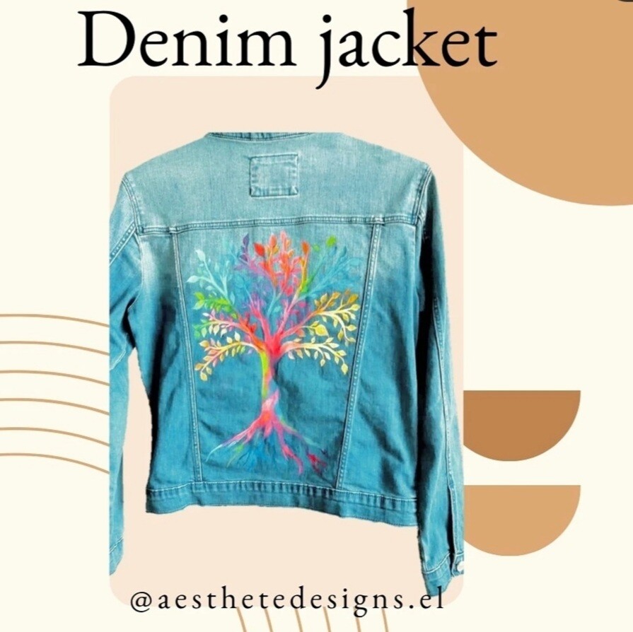 Personalized Painted Demin Jacket