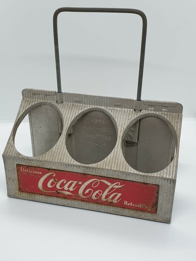 1950's Coca Cola Bottle Carry Basket