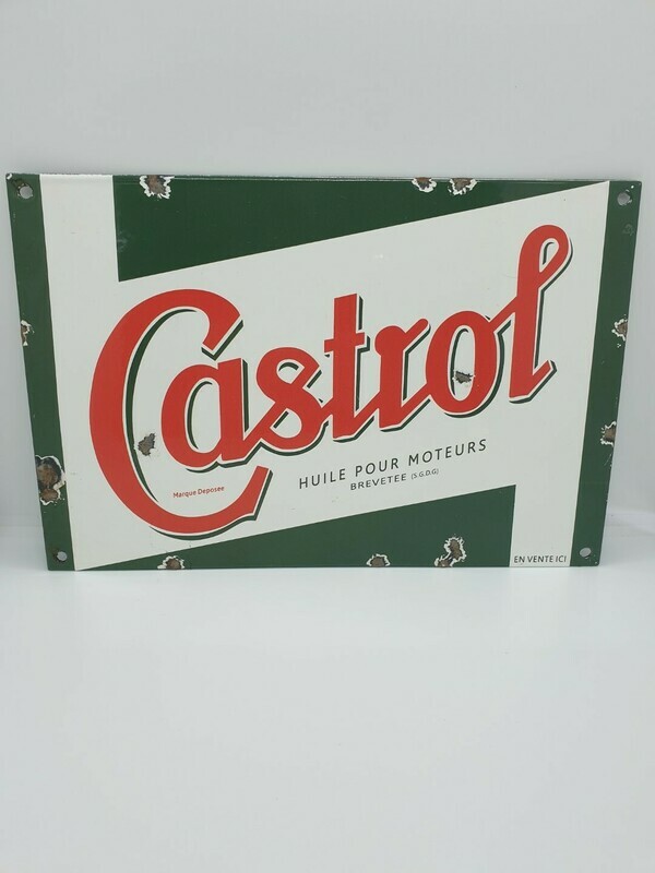Castrol Enamel Sign (NEW)