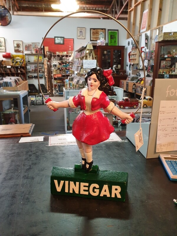 SKIPPING GIRL VINEGAR CAST IRON DOOR STOP